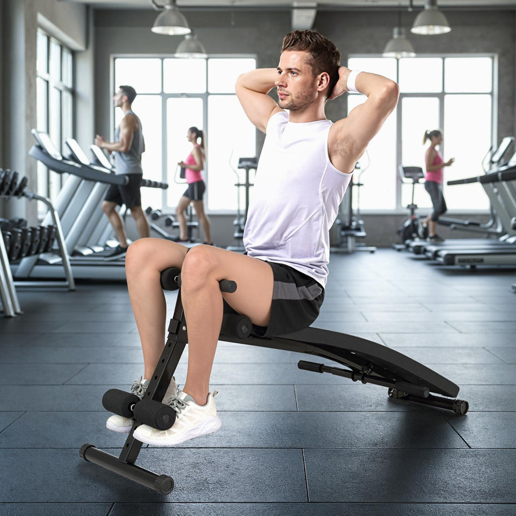 Adjustable Decline Sit Up Bench for Exercise for Home Gym