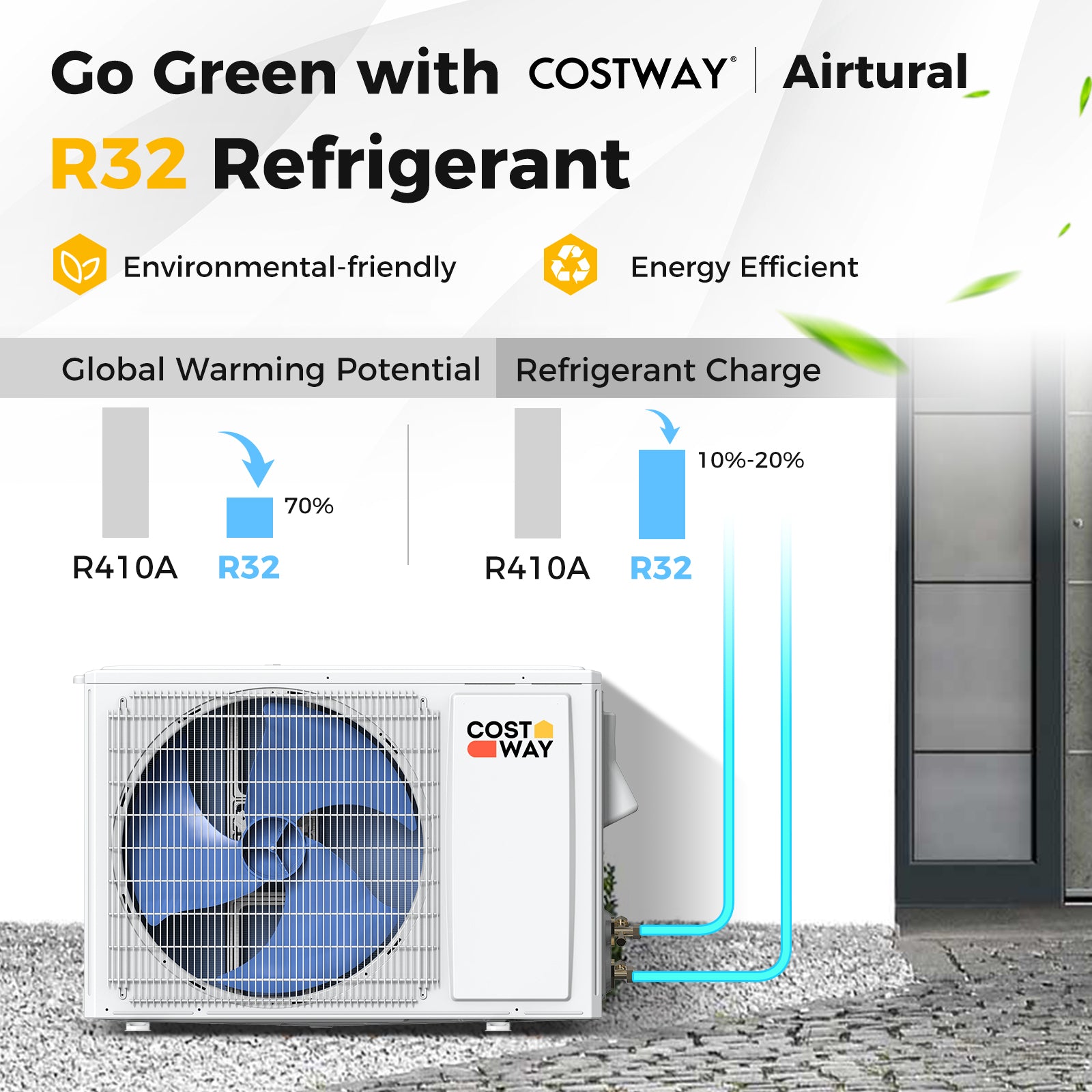 Airtural Series 18000 BTU 21 SEER2 Ductless Mini Split Air Conditioner and Heater 208-230V Energy Star Certified