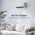 Airtural Series 9100 BTU 20.5 SEER2 WiFi Enabled Mini Split AC 115V Compatible with Alexa