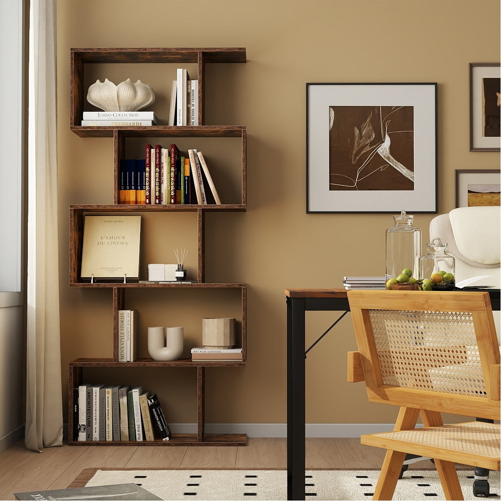 All-in-One Home Office Furniture Bundle ''“ Ergonomic Chair  Spacious Desk  Multi-Drawer Cart  Bookshelf & Accent Chairs