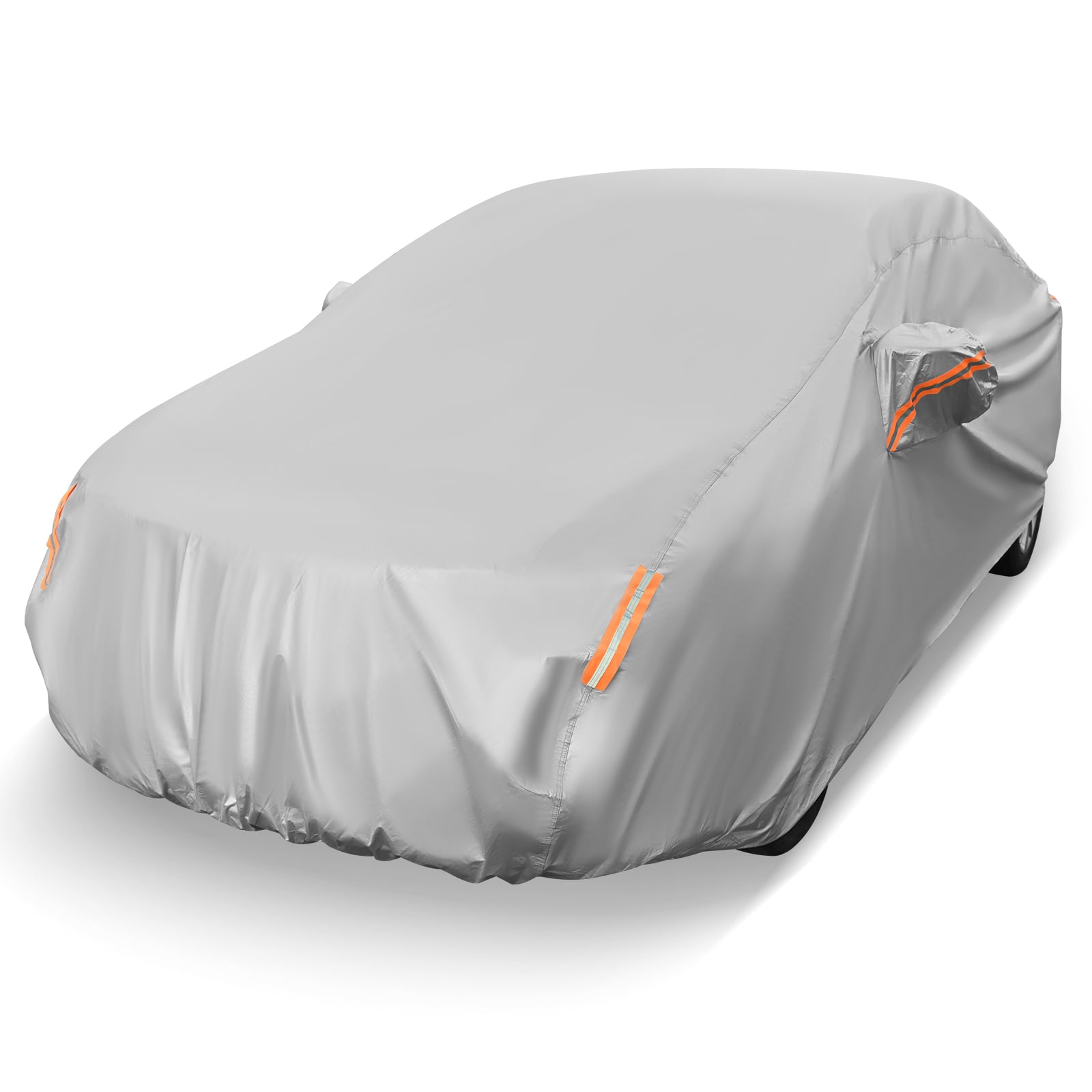 Car Cover for Automobiles 193 Inch Rain Sun UV Protection Universal Fit Sedan Chevrolet Ford Nissan