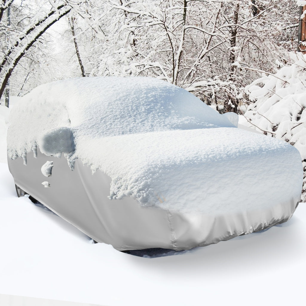 Car Cover for Automobiles 193 Inch Rain Sun UV Protection Universal Fit Sedan Chevrolet Ford Nissan
