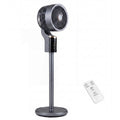 Compact Oscillating Standing Fan with 70° Oscillation and 90° Tilt for Home Office-Gray