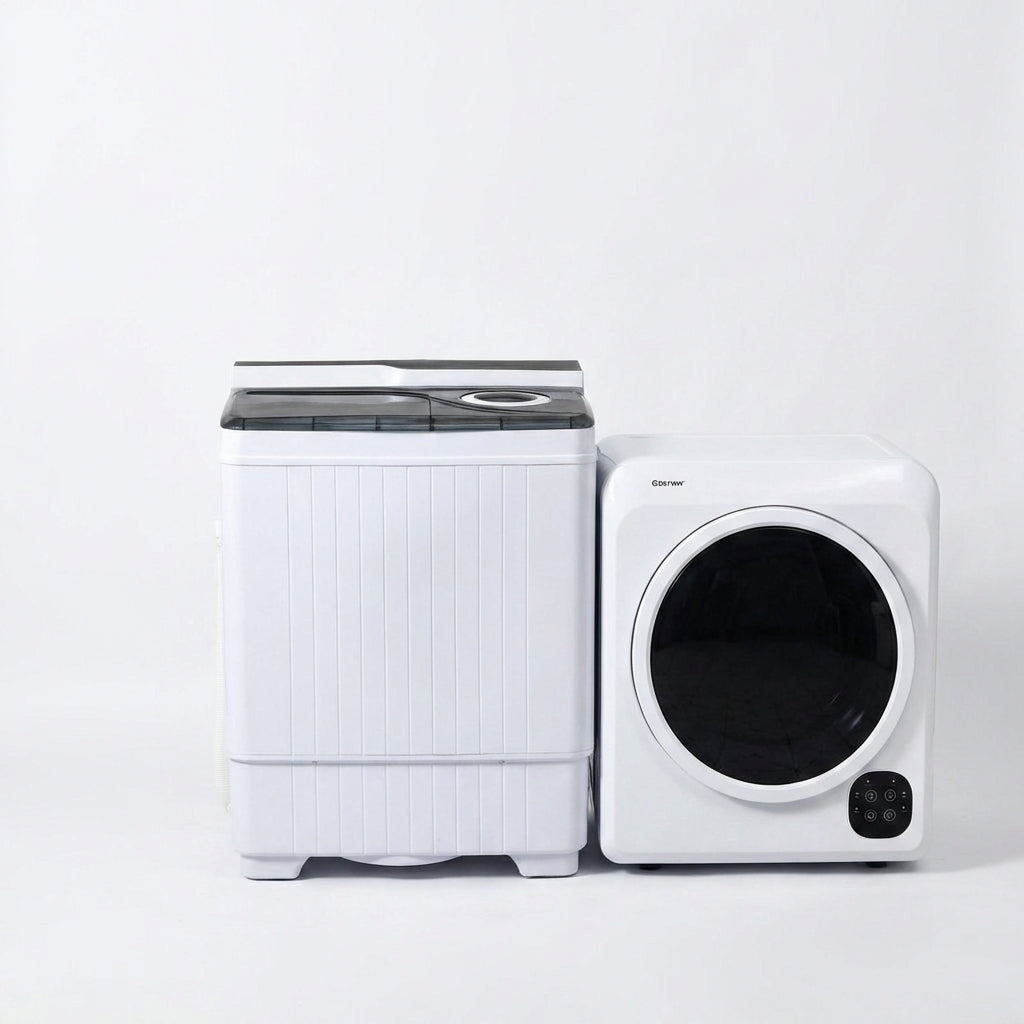 Laveuse et sécheuse compactes tout-en-un pour un lavage rapide du linge domestique