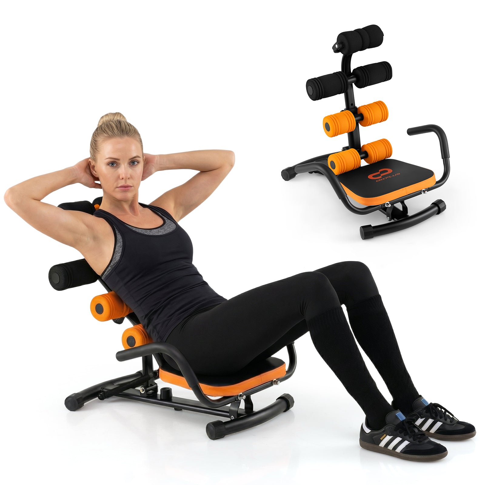 Core Fitness Abdominal Trainer Crunch Exercise Bench Machine