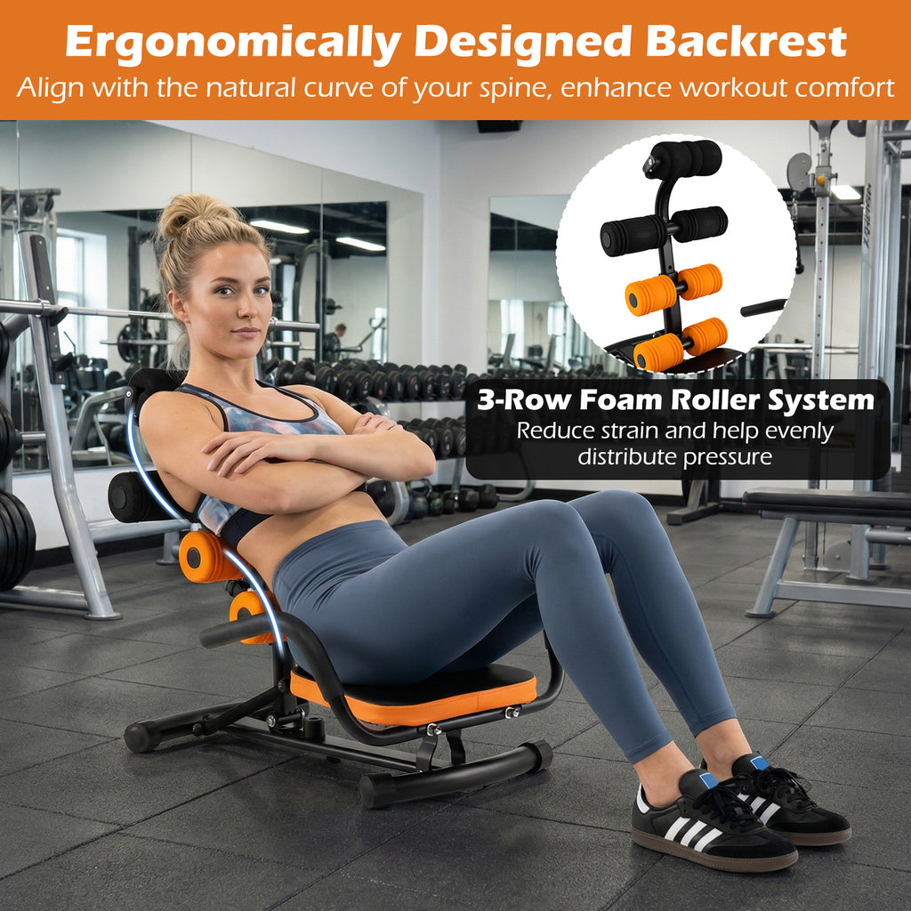 Core Fitness Abdominal Trainer Crunch Exercise Bench Machine