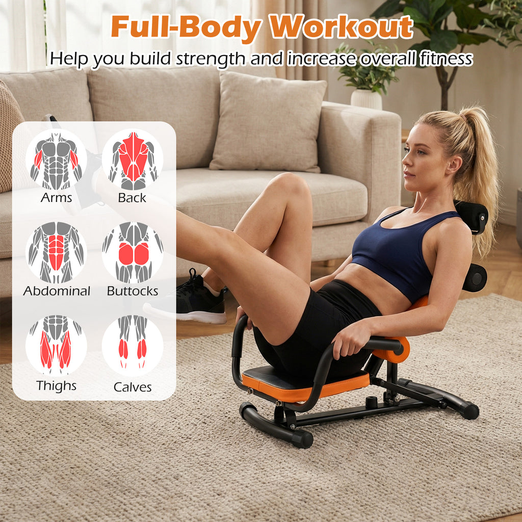 Core Fitness Abdominal Trainer Crunch Exercise Bench Machine