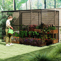 Crop Cages with 6 Ground Nails for Garden Plant