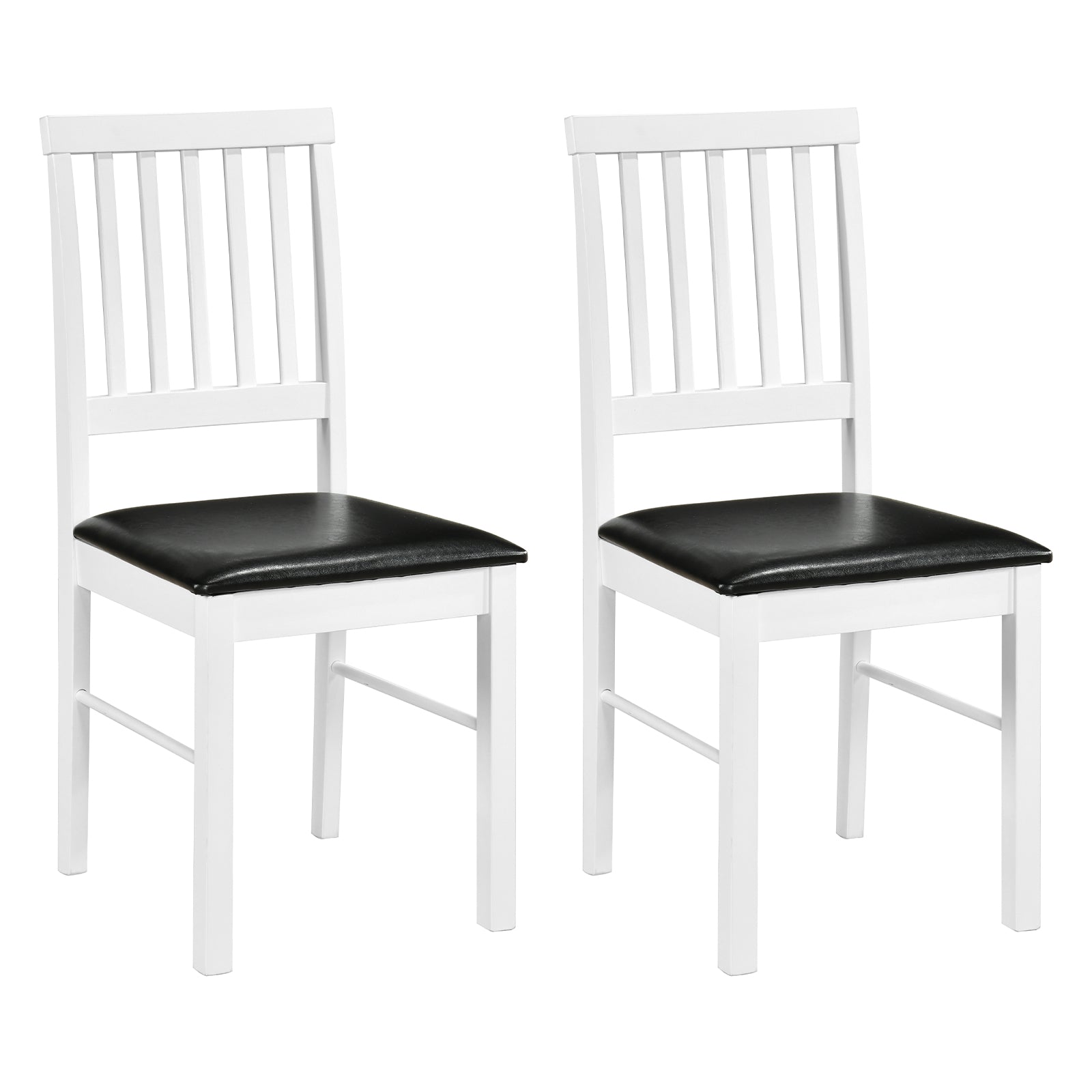 Dining Chairs Set of 2 Modern Mid Century Dining Room Chairs-White