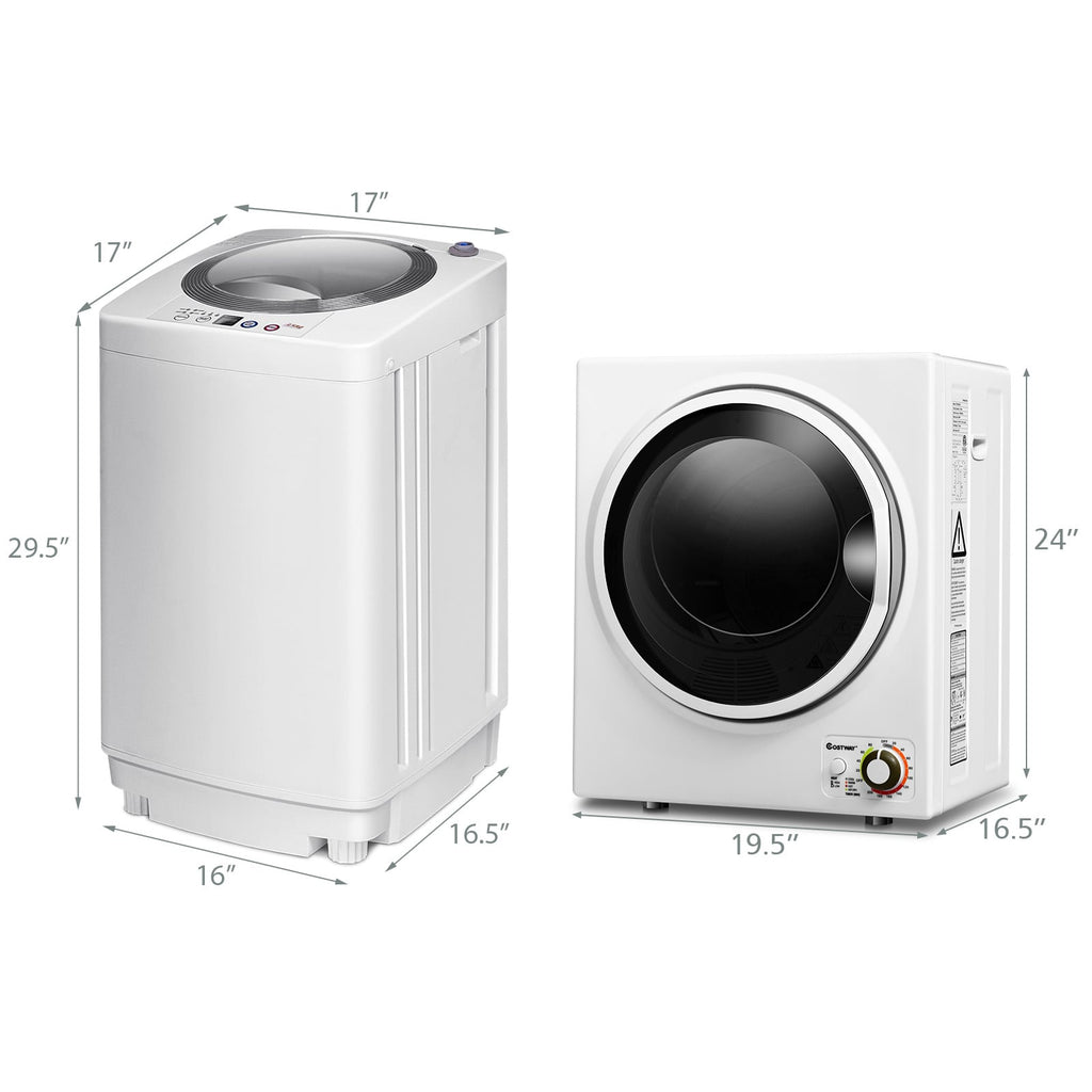 Electric Laundry Dryer and Full-Automatic Washing Machine Combo