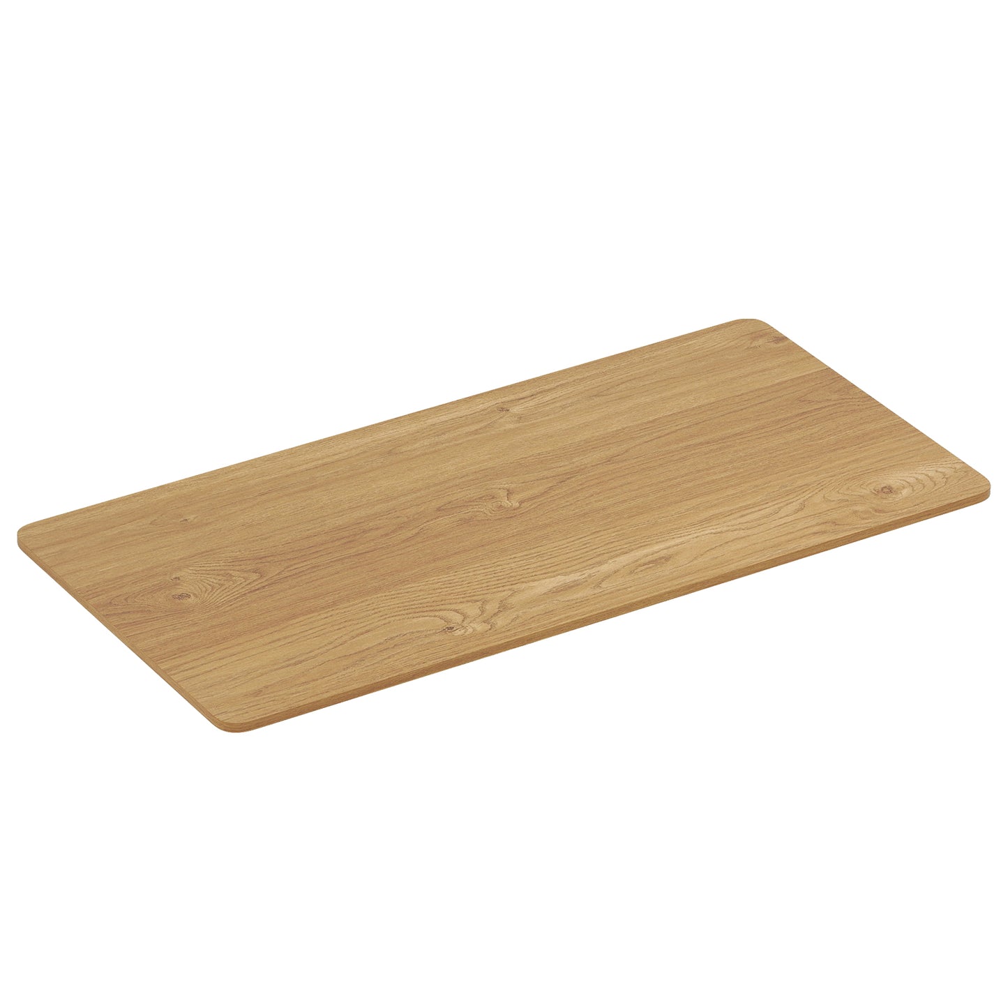 Electric Standing Desk with LED Display and 2 Memory Height Settings-Natural