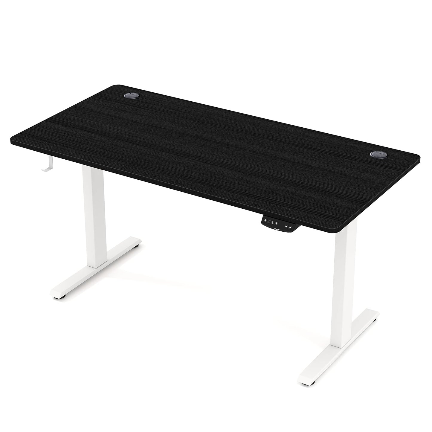 Electric Standing Desk Height Adjustable with 3 Memory Heights Black-L