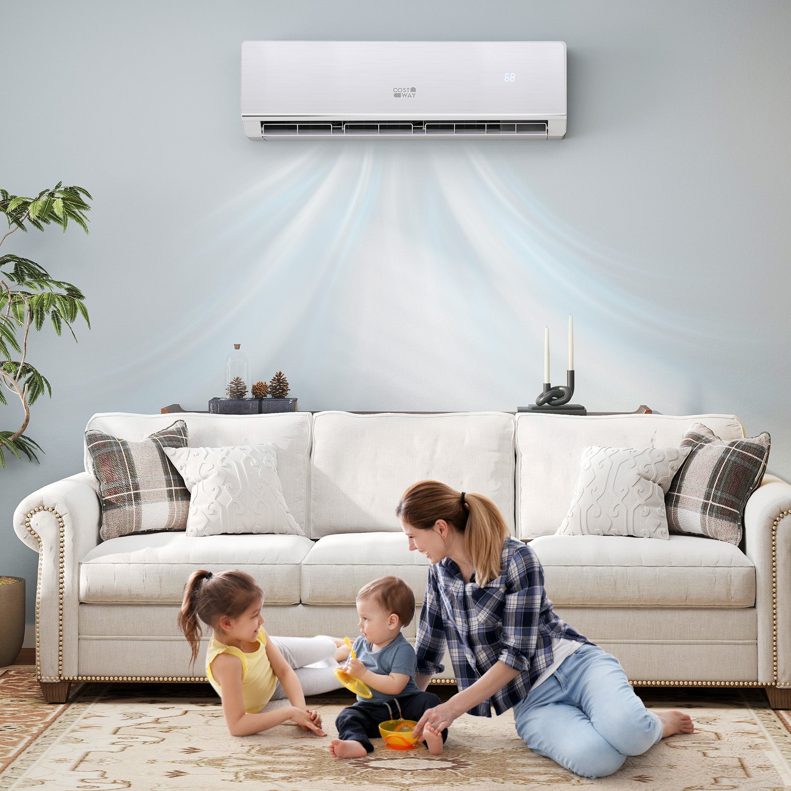 SEERXtreme Series ENERGY STAR Certified 18000 BTU 25 SEER2 208-230V Mini Split Heat Pump Heating at -25„ƒ