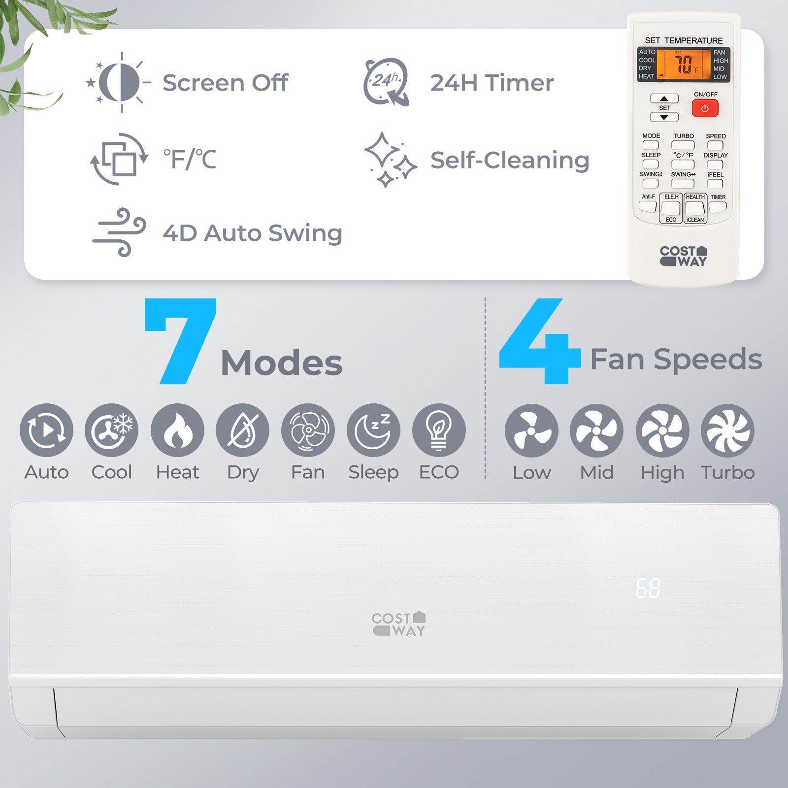 SEERXtreme Series ENERGY STAR Certified 18000 BTU 25 SEER2 208-230V Mini Split Heat Pump Heating at -25„ƒ