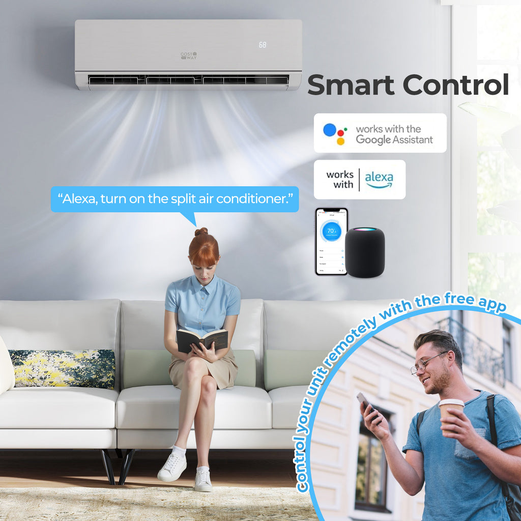 SEERXtreme Series ENERGY STAR Certified 18000 BTU 25 SEER2 208-230V Mini Split Heat Pump Heating at -25„ƒ