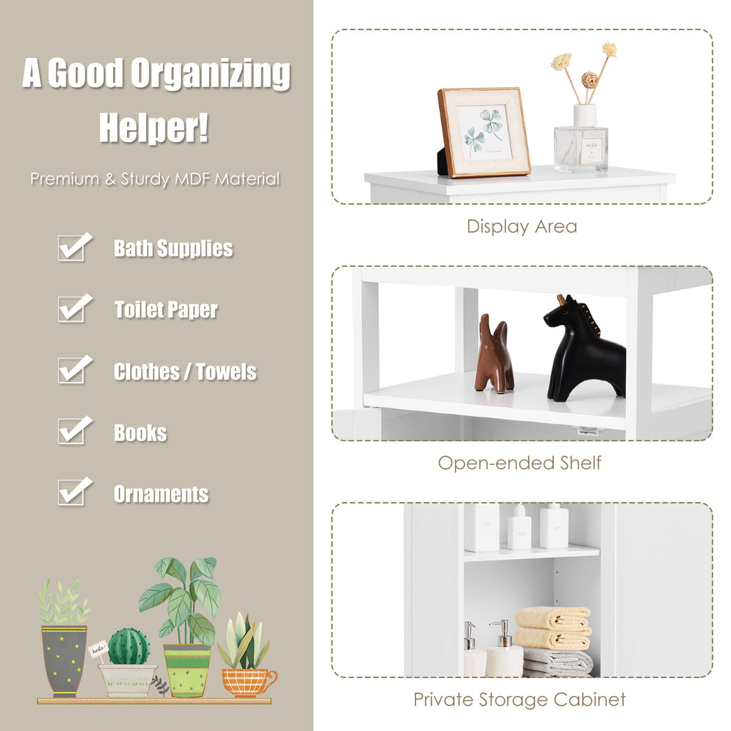 Floor Cabinet Multifunction Storage Rack Organizer Stand