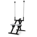 Foldable Stair Stepper with Detachable Handlebar-Black