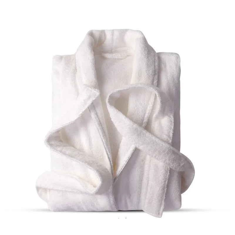 Folded white towel on a white background