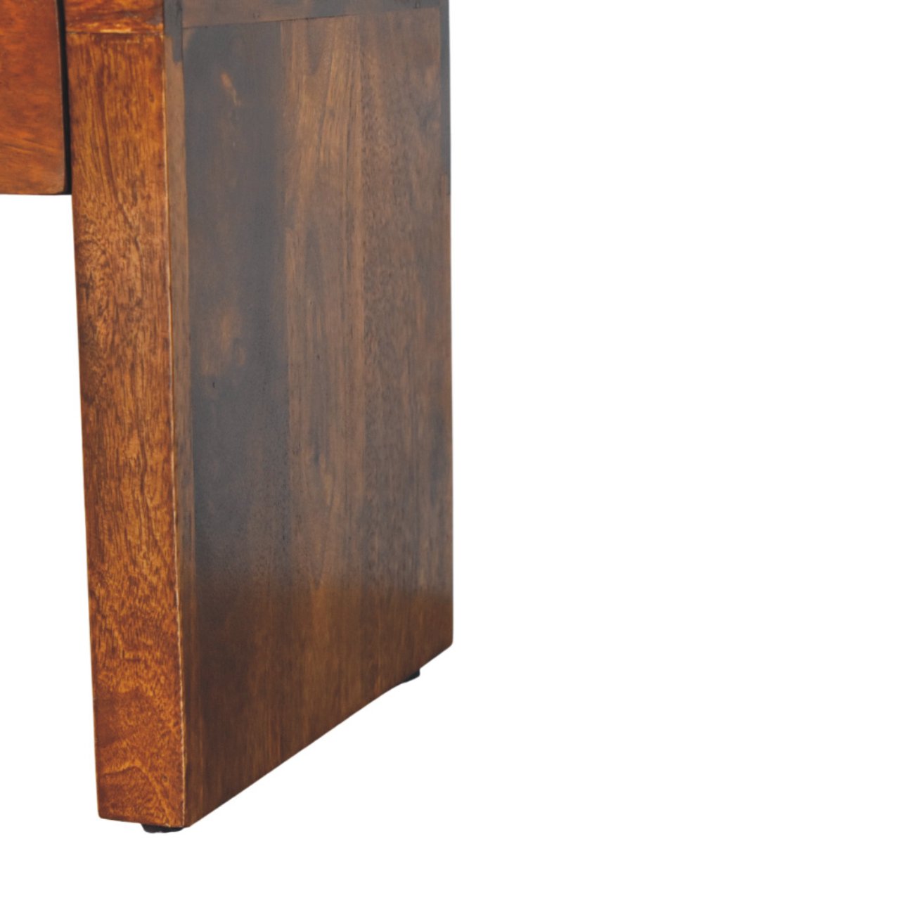 Mini Darcy Chestnut Nightstand-Curved Edges