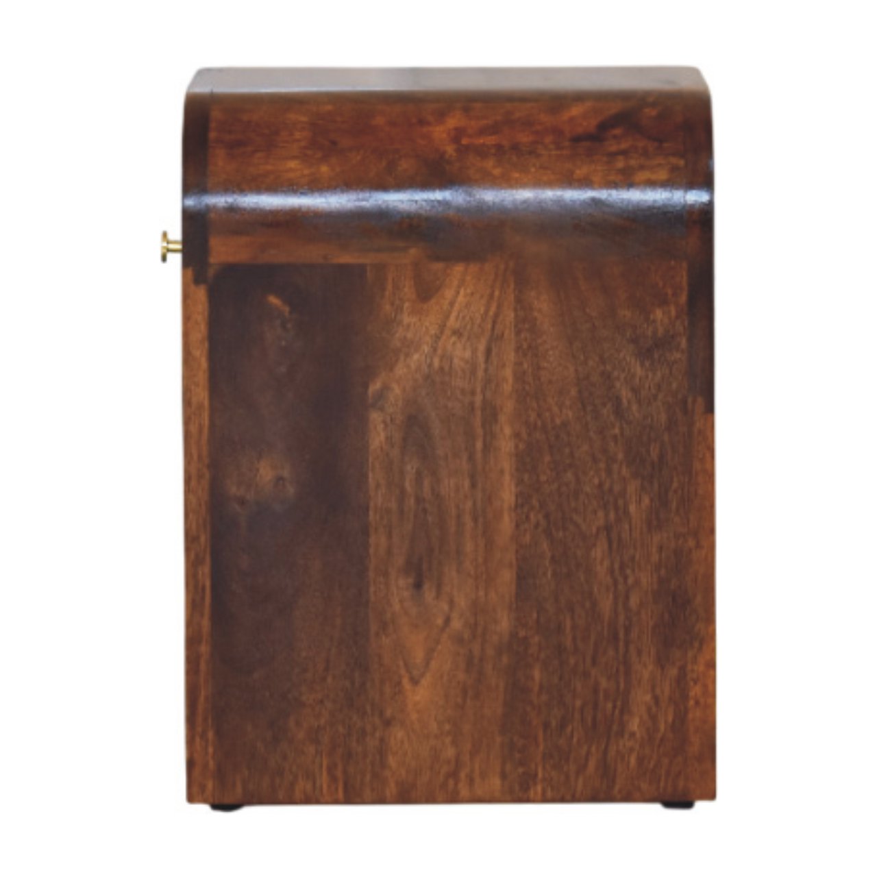 Mini Darcy Chestnut Nightstand-Curved Edges