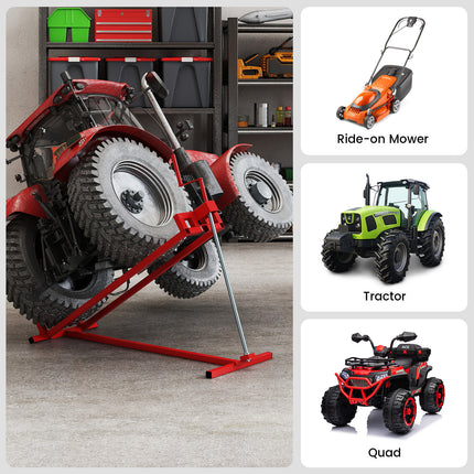 Lawn Mower Lift Jack Riding Mower Lift-Red