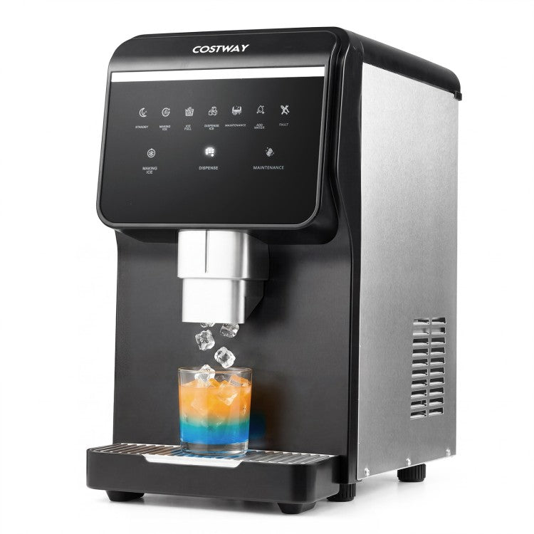 2 Inch Ice Ball Maker Countertop with Self-Cleaning and 8H Timer-Black
