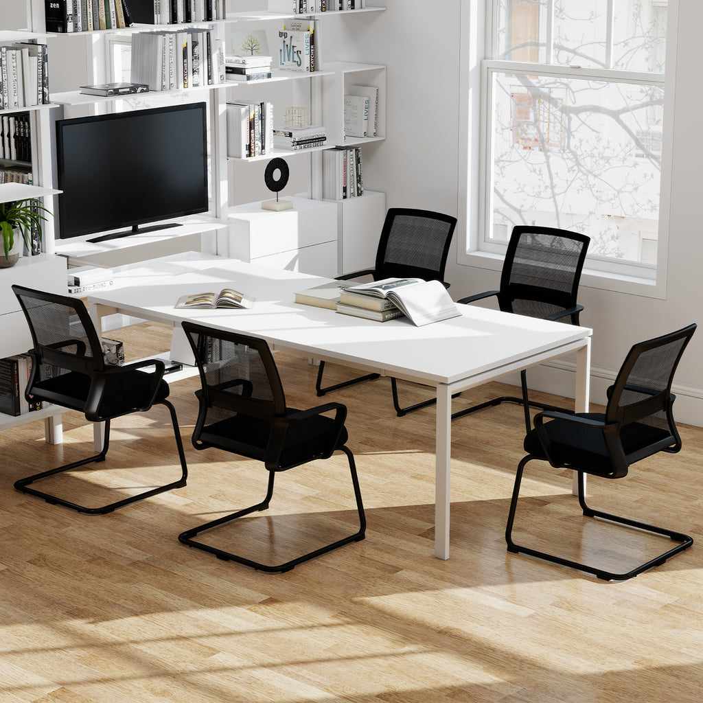 Office Guest Chair with Lumbar Support for Waiting Room-2 Pieces