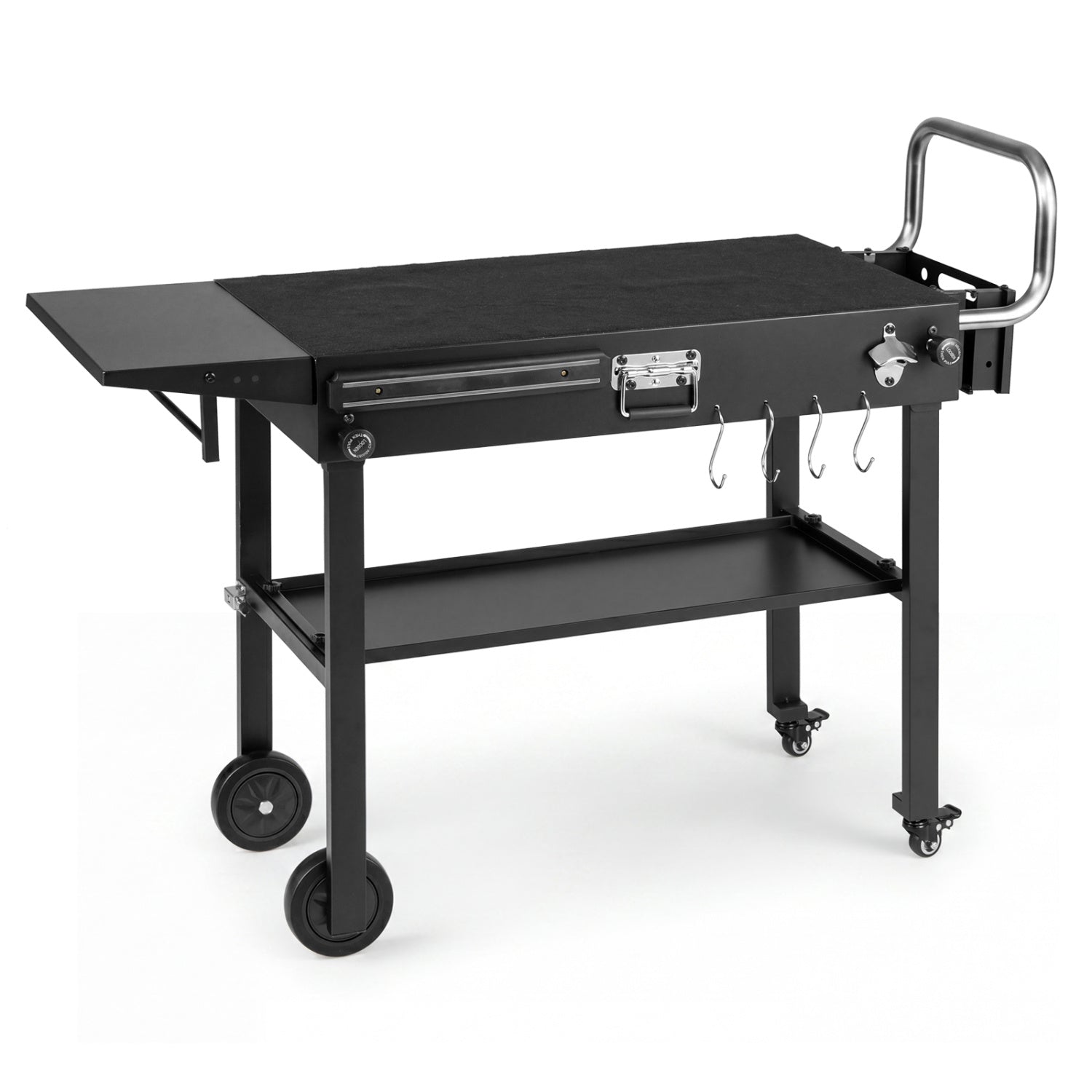 Outdoor Grill Cart  Foldable Grilling Table for Blackstone Griddle with 31 x 17 Tabletop