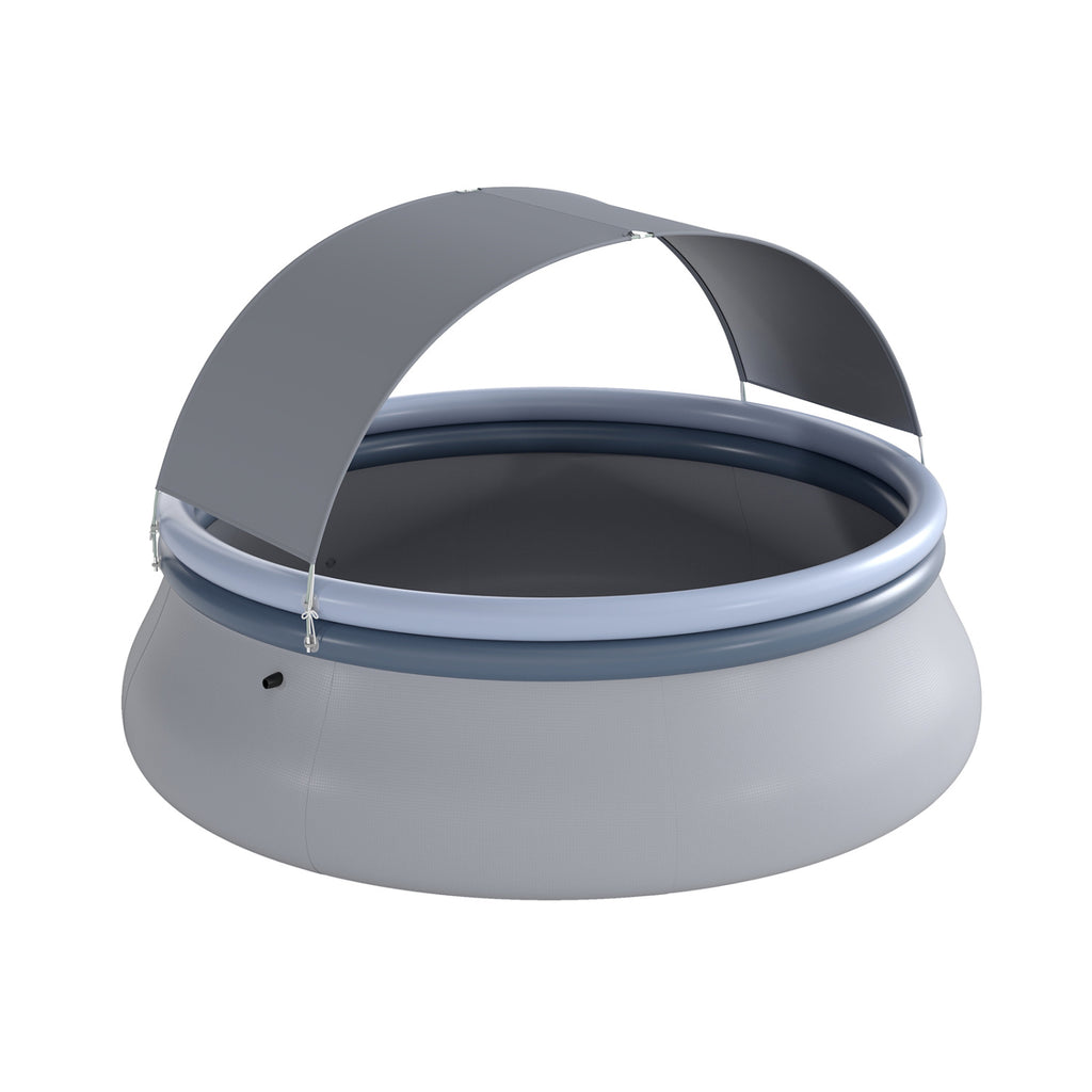 Piscine Gonflable Extérieure avec Abri Pare-Soleil-M