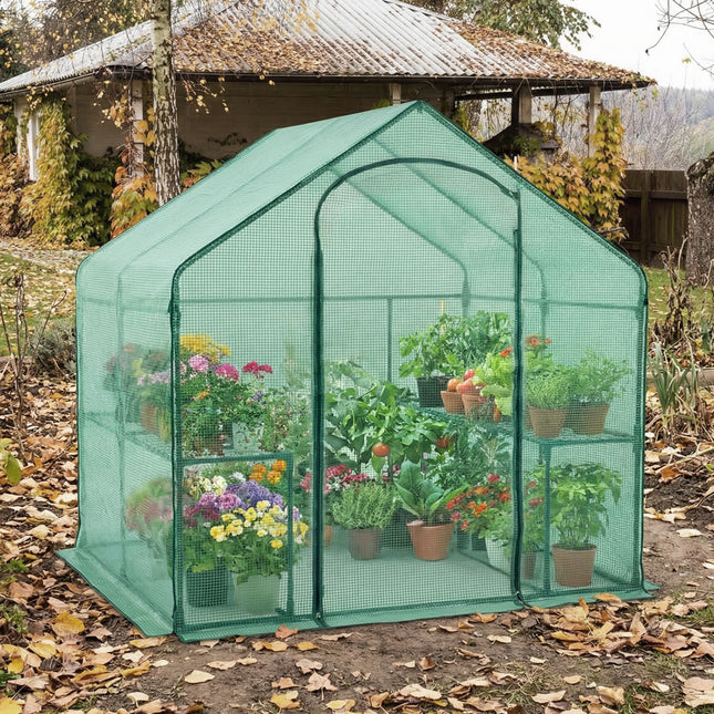 Portable Outdoor Warm House with PE Cover and Roll-up Zippered Door