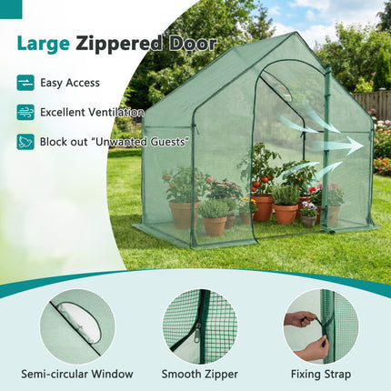Portable Outdoor Warm House with PE Cover and Roll-up Zippered Door