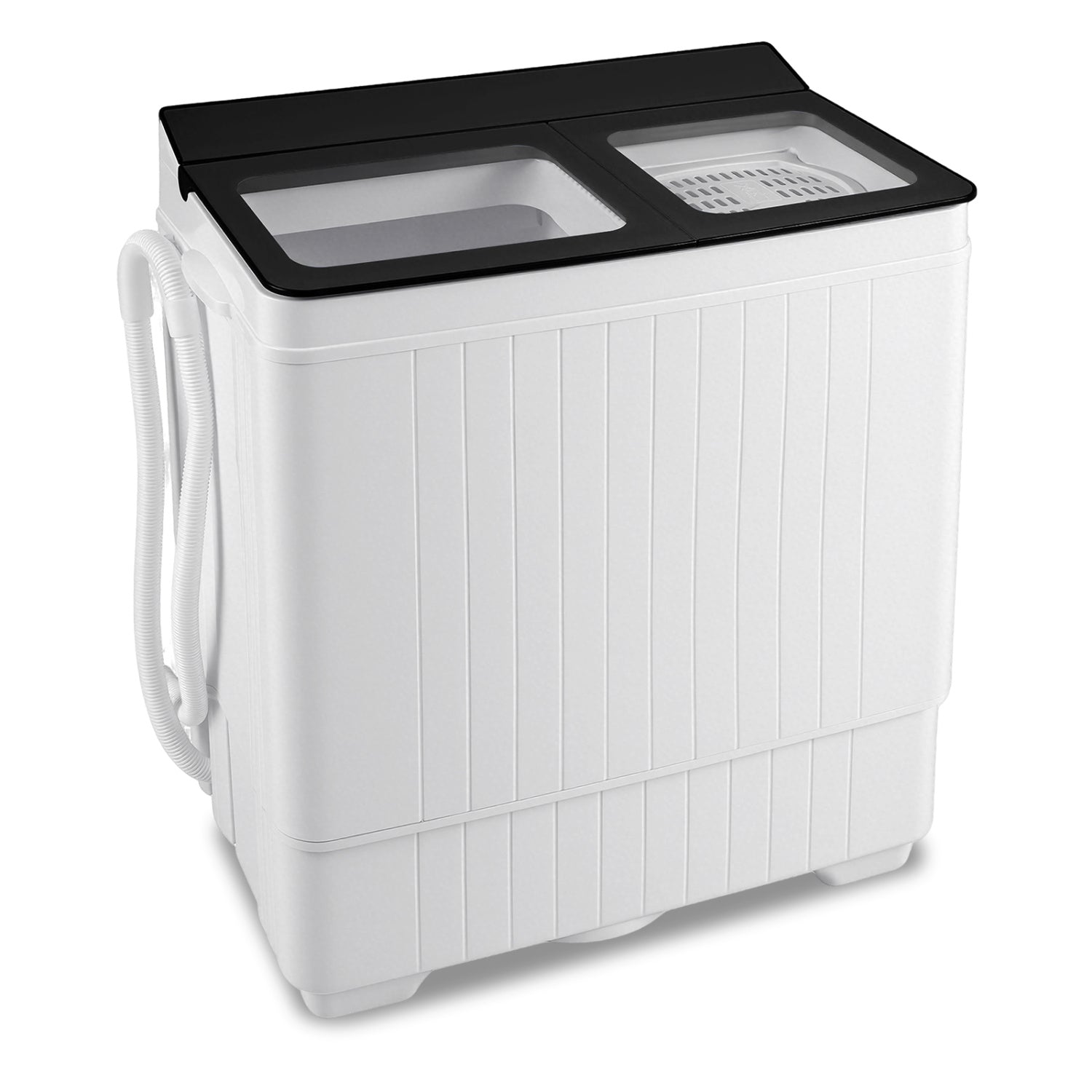 Portable Washing Machine with 18 LBS Washer and 8 LBS Spinner Combo-Black