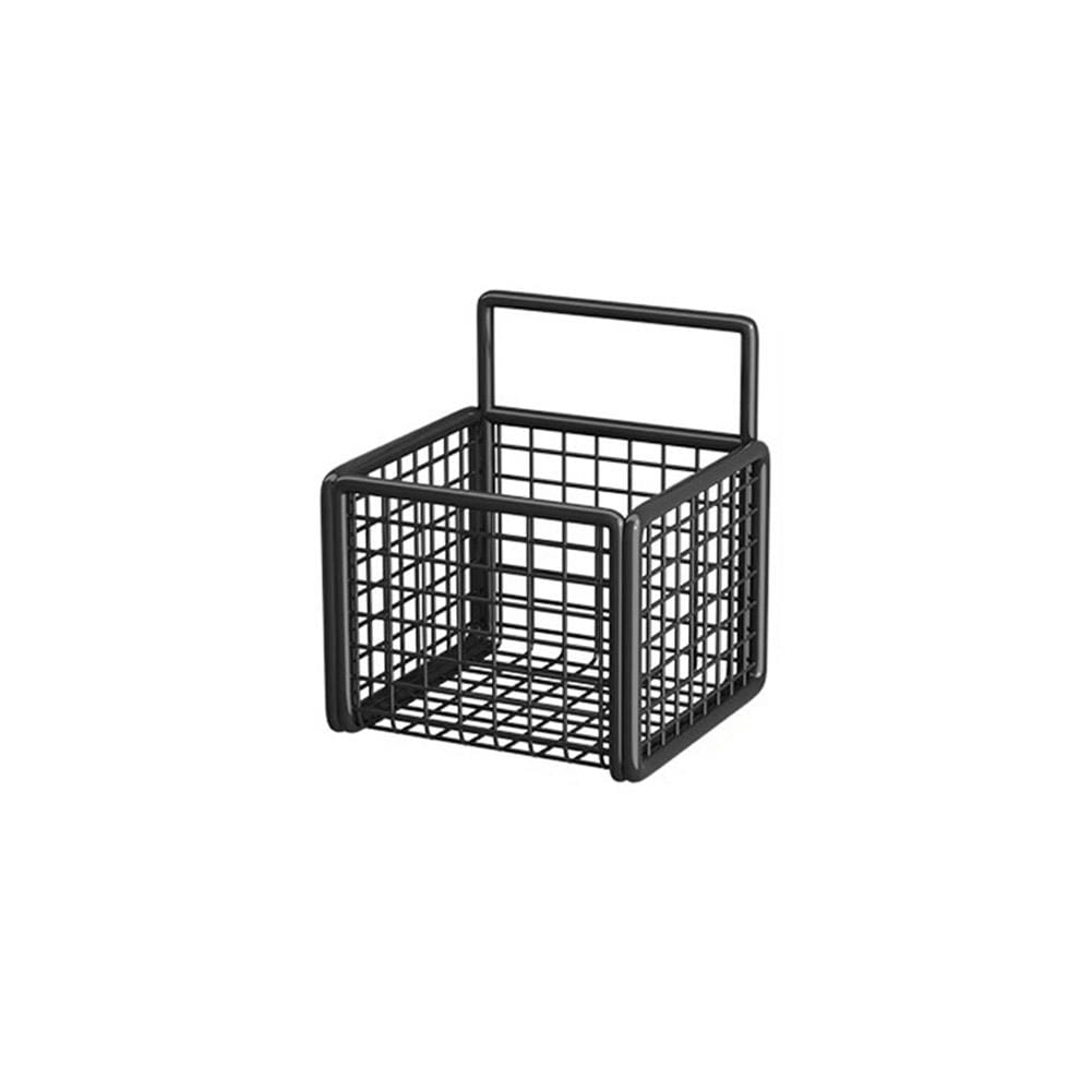 Kitchen Storage Baskets with 1/2/3 Compartments Punch-Free Spice Rack Wall Mount Ginger Garlic Separation Storage