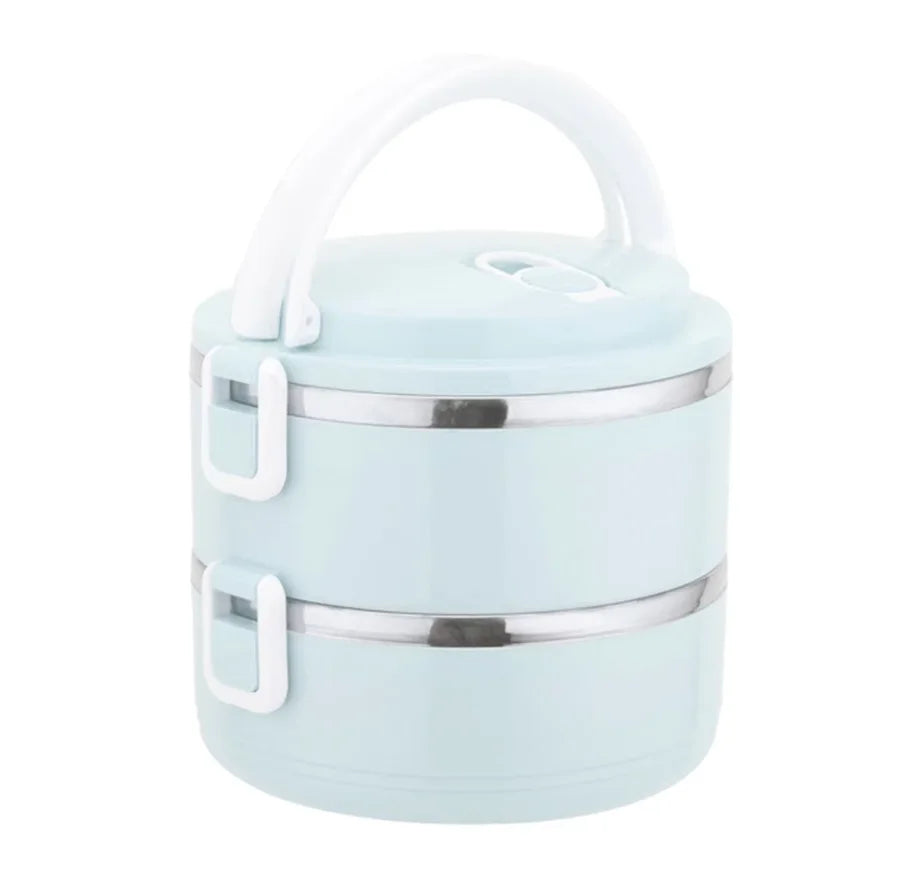 Durable Leakproof Microwaveable Lunch Box with Handle - Large Capacity