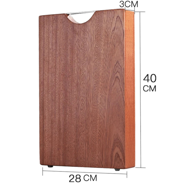 Solid Wood Kitchen Cutting Board Antibacterial Ebony Chopping Block