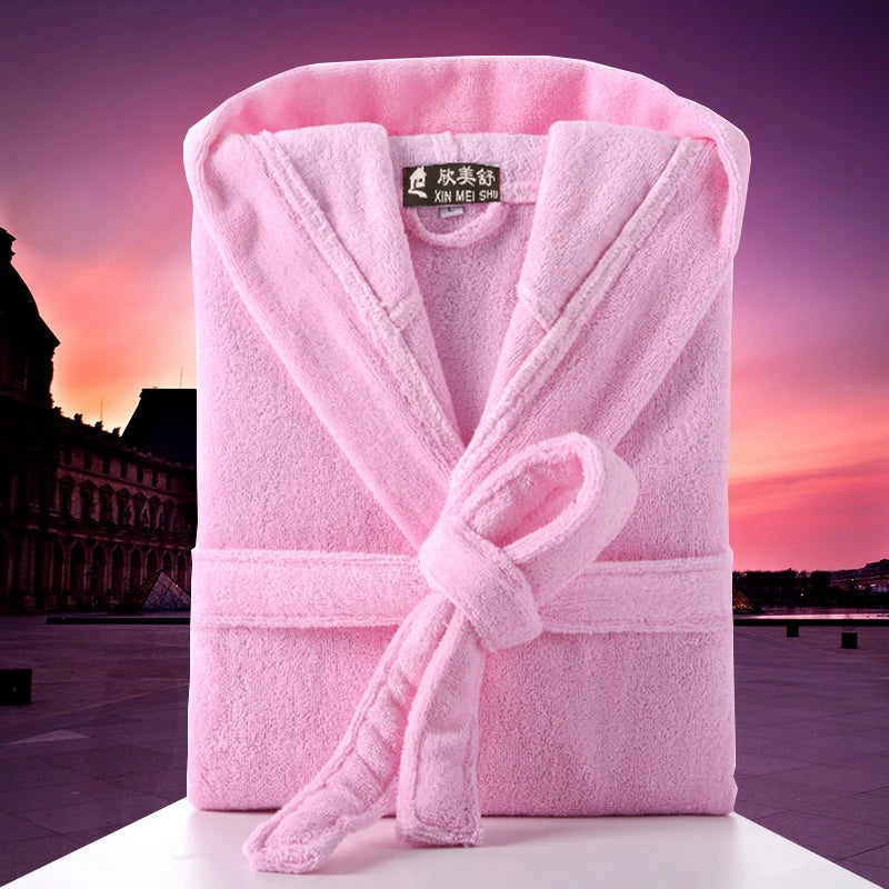 Men’s Hooded Cotton Bathrobe