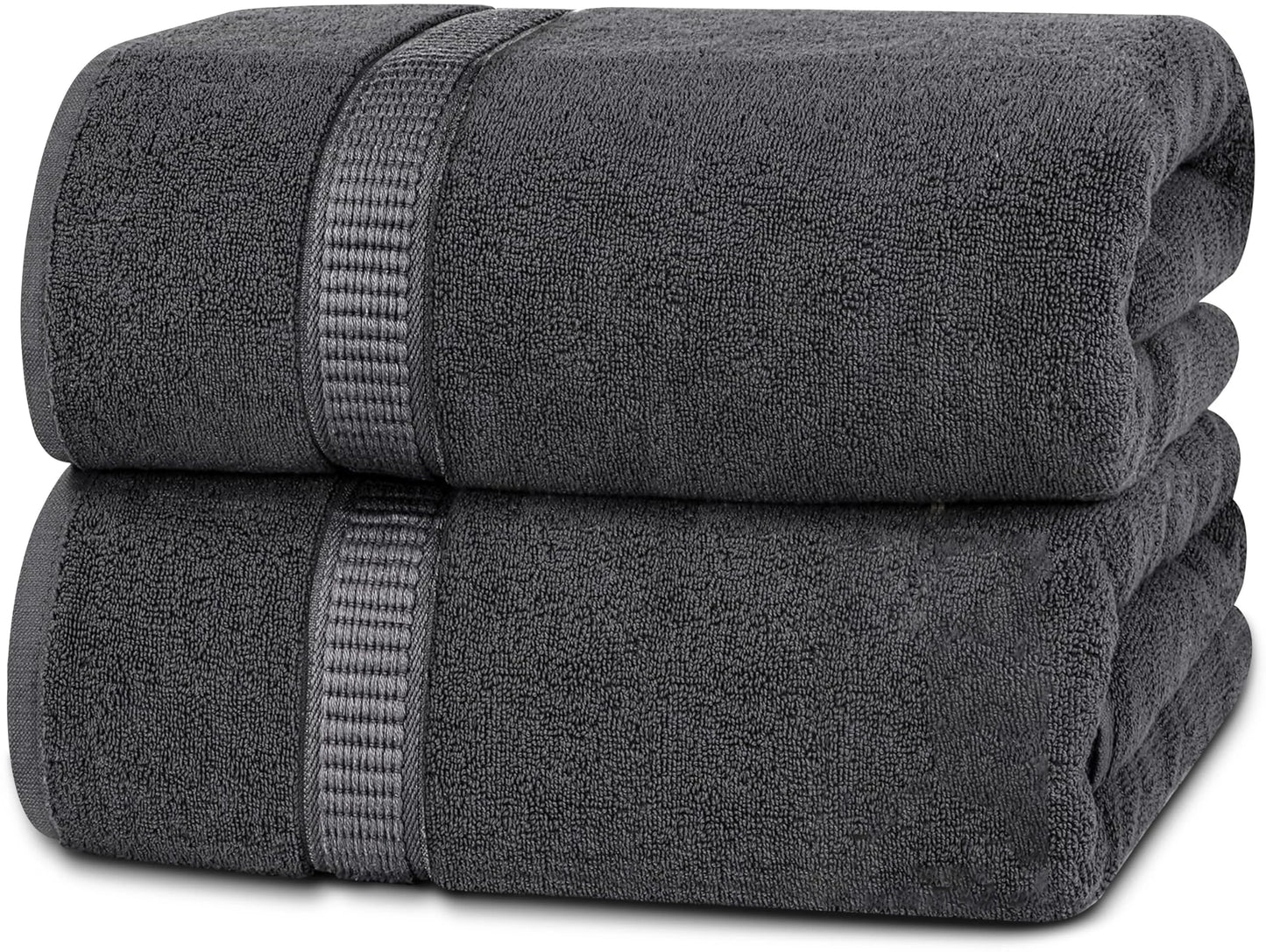ILVISEST Jumbo Bath Towel, 100% Ring Spun Cotton, Quick-Dry, Soft
