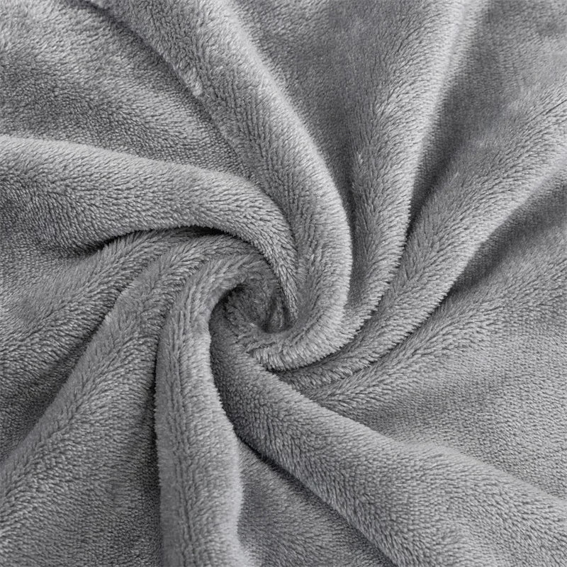 Close-up of gray textured fabric