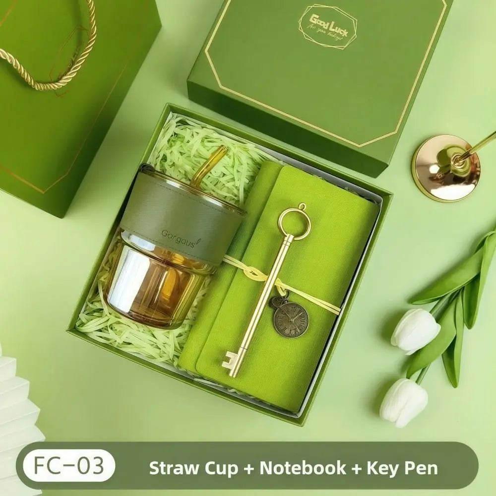 Summer Gift Set – Insulated Water Bottle Mini Fan & UPF 50+ Sun Umbrella
