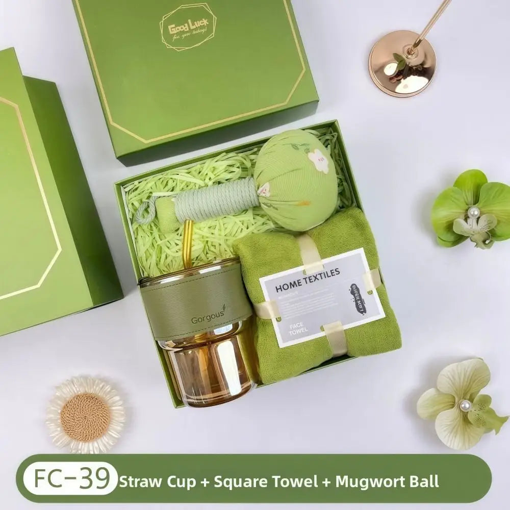 Summer Gift Set – Insulated Water Bottle Mini Fan & UPF 50+ Sun Umbrella