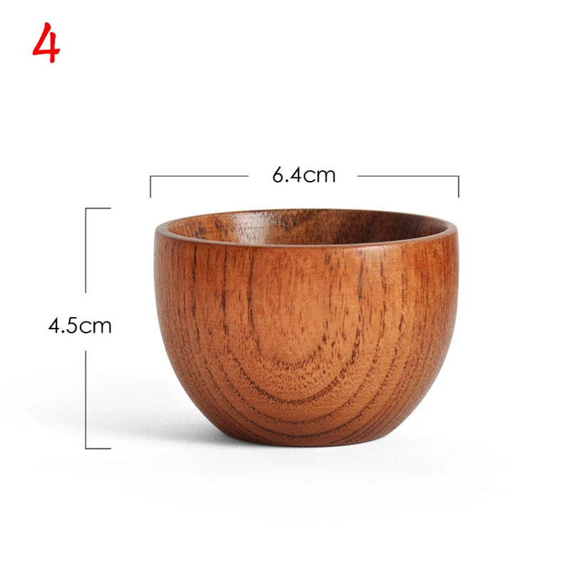 Handmade Wooden Big Belly Cup – Natural Spruce Wood Tea, Coffee Mug