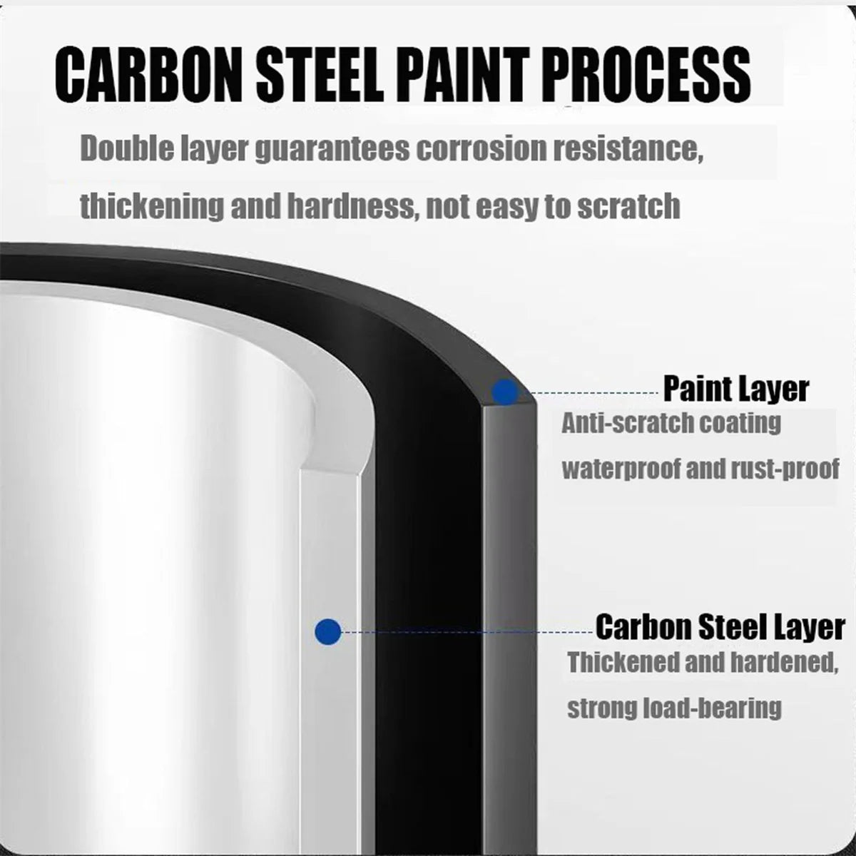 360° Rotating Spice Rack Organizer – 3-Tier Carbon Steel