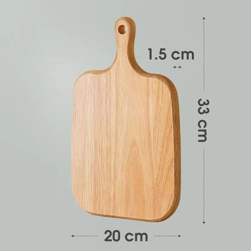 Wooden Cutting Board with Handle – Kitchen Serving & Cheese Board
