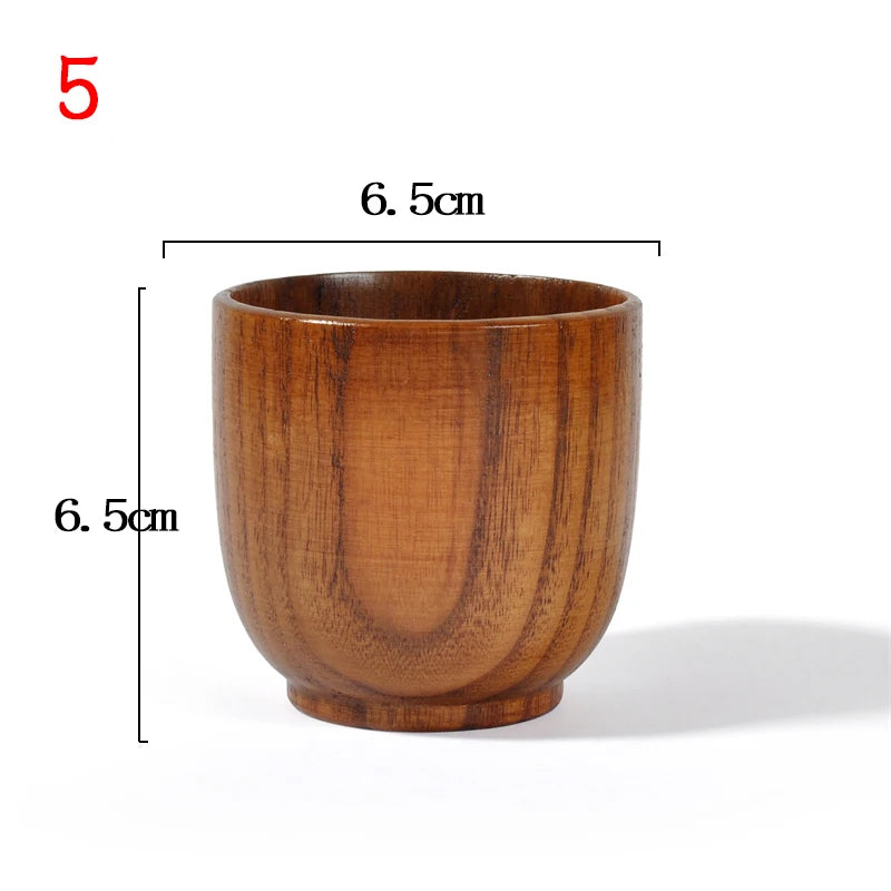 Handmade Wooden Big Belly Cup – Natural Spruce Wood Tea, Coffee Mug