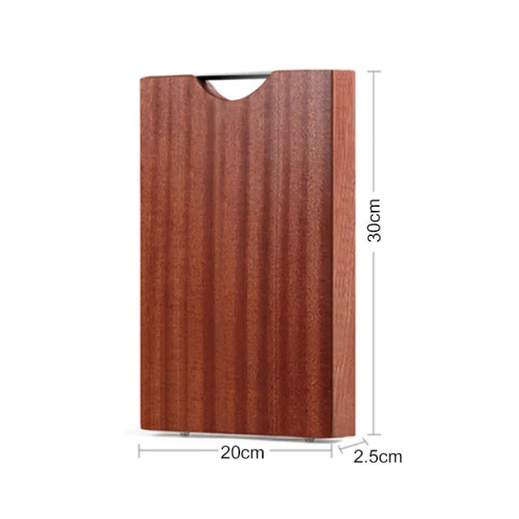 Solid Wood Kitchen Cutting Board Antibacterial Ebony Chopping Block