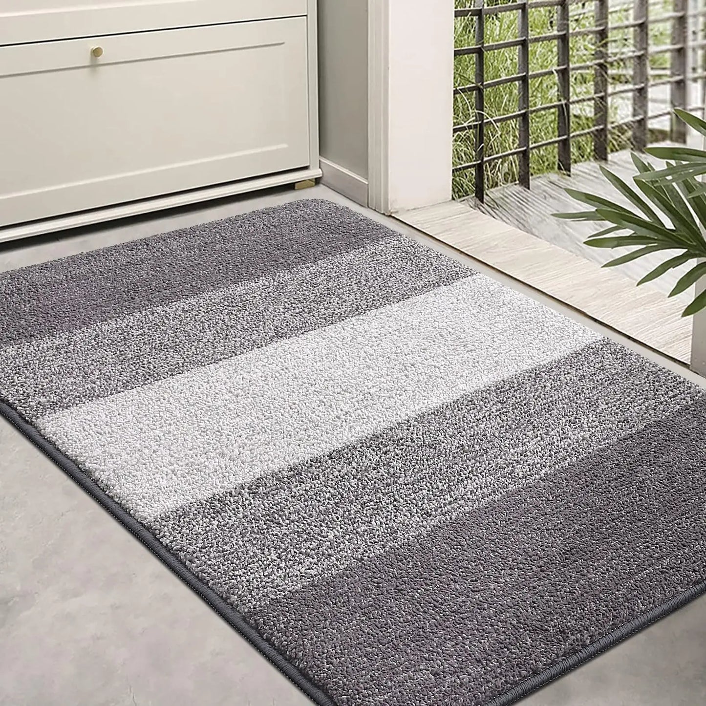Indoor Non-Slip Door Mat Absorbent Low Profile Entrance Rug