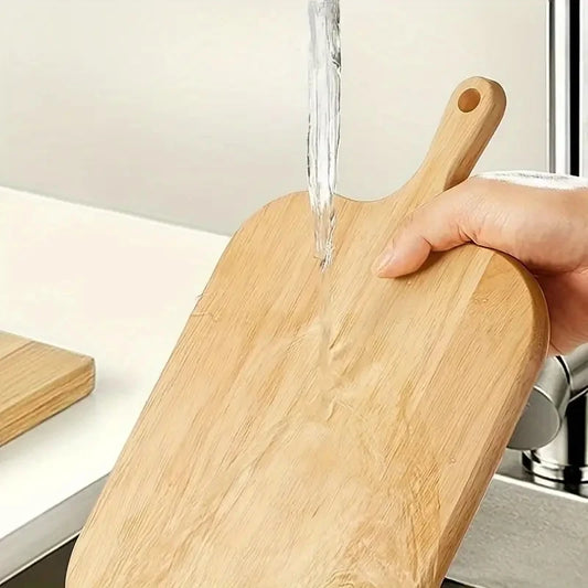 Wooden Cutting Board with Handle – Kitchen Serving & Cheese Board