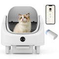 Self-Cleaning Open-Top Cat Litter Box with APP Control for Multi-Cat