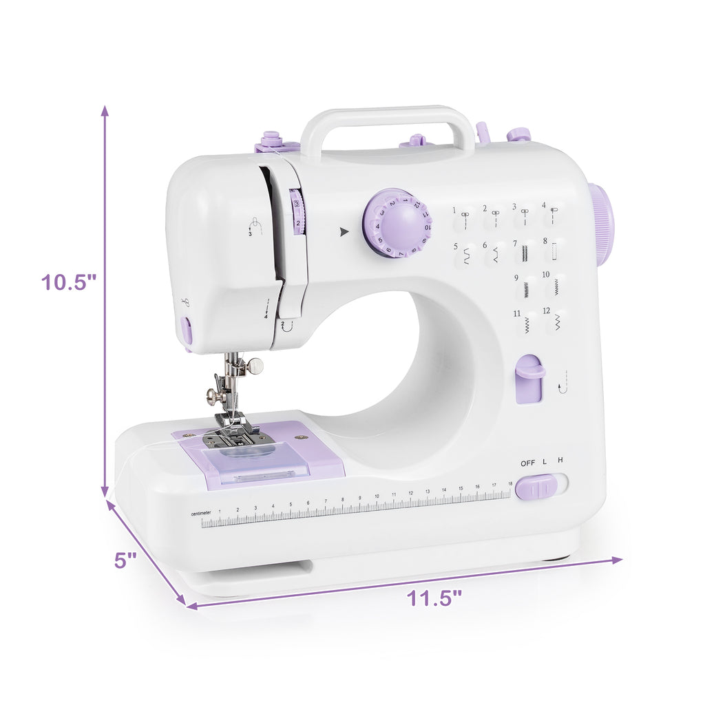 Sewing Machine for Beginners Mini Sewing Machine with 12 Built-in Stitches