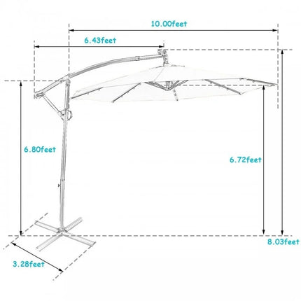 Summer Patio Luxury Bundle: 5-Pc Rattan Furniture Set  8-in-1 Water Slide & 10ft LED Offset Umbrella